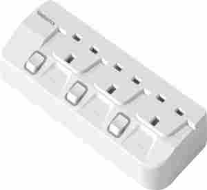 Regleta de Enchufes Estándar del Reino Unido Serie BETA con Protección Dual Contra Sobretensiones y Sobrecargas, Obturador de Seguridad Ignífugo para PC, para Hogar y Oficina - Product Image 1