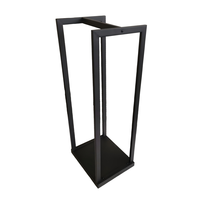 Estante de Almacenamiento de Leña de Alta Calidad con Estructura KD, Soporte Resistente para Troncos de Acero al Carbono Duradero