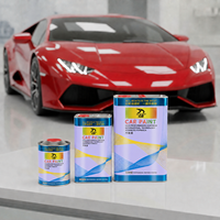 Vernis acrylique transparent haute brillance 2K de qualité industrielle pour peinture automobile, résistant aux intempéries, pour pulvérisation