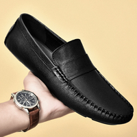 Chaussures en cuir tendance pour toutes les saisons, chaussures blanches décontractées à semelle souple grande taille, chaussures en cuir antidérapantes pour le travail en extérieur