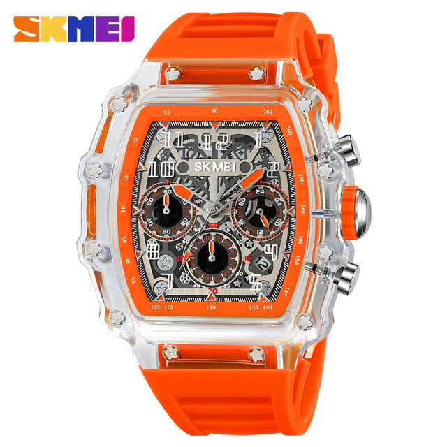 SKMEI Fashion Quartz Movement Watch for Men 5Bar Waterproof Date Time Stopwatch Wrist Watches Male Business Watch Reloj Hombre