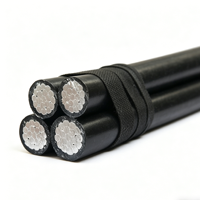 Câbles aériens torsadés en faisceau ABC 0,6/1 kV NFC 33-209 (al/xlpe) 4x35mm²