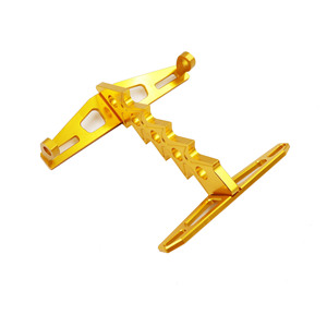 Motocicleta Modificada con Soporte para Placa de Matrícula en Forma de Espina de Pescado - Product Image 6