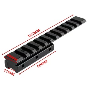 Tactical in alluminio estensione a coda di rondine da 11mm a 20mm adattatore di montaggio per sport all'aria aperta caccia fionda accessori - Product Image 1