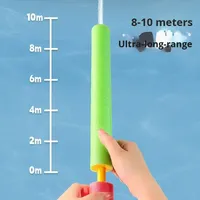 Jouet aquatique d'été pour la plage, lance-eau haute pression en plastique avec lumière, en mousse EVA, à tirer