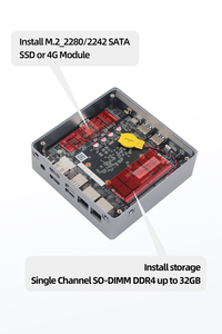 มินิพีซี Maxtang Alder Lake N100 โปรเซสเซอร์ 4 คอร์ DDR4 สูงสุด 16GB 1TB M.2 SSD ระบบปฏิบัติการ 10/11 WIFI6 BT5.2 ไร้พัดลม NXN100 Quad Core Gami - Product Image 4