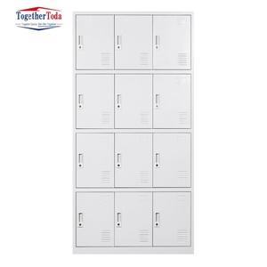 Armoire de rangement moderne en métal écologique, casier en acier pour salle de sport, bureau, appartement – Fournisseur d'usine - Product Image 5