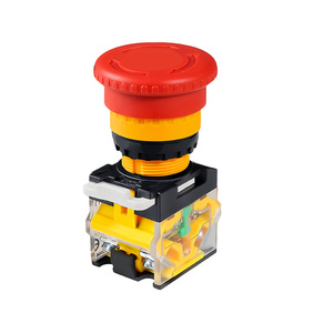 LA38-11DT tự đặt lại nút nhấn 22mm đồng liên hệ 1NO + 1NC màu xanh lá cây ánh sáng thường xuyên phong cách tốt giá 10A Max. - Product Image 4