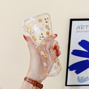 Custodia per telefono trasparente delicata fiore per <span class=keywords><strong>Samsung</strong></span> A73 <span class=keywords><strong>A53</strong></span> A33 custodia per telefono da donna fantasia per <span class=keywords><strong>Samsung</strong></span> S23 S22 + S21 Ultra FE 5G - Product Image 3