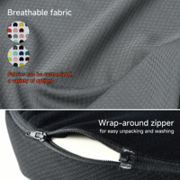 OEM/ODM gel antidérapant coussin de siège de chaise de bureau en mousse à mémoire de forme coussin de siège orthopédique anti-hémorroïdes refroidissement automobile