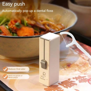 Portable Plastic Teeth Automatic Dental Floss <b>Storage</b> <b>Box</b> Floss Pick Dispenser Tooth Cleaning for Traveling <b>Camping</b> - Product Image 6