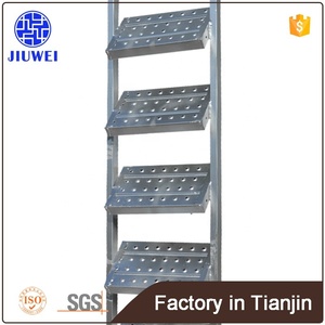 Scala per Ponteggio in Acciaio Q195 Zincato a Caldo con Corrimano, Prezzo di Fabbrica - Product Image 6