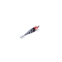 Leurre dur de pêche en eau salée pour calamar, motif dragon, ligne fluorescente, simulation horizontale, lumière nocturne, en plastique, pour crevettes, Luya