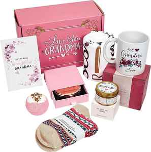 Juego de Regalo de Navidad 2023 para Abuela de Parte de sus Nietos, Juego de Regalo de Cumpleaños Personalizado para Abuela, Regalos Innovadores 2023 - Product Image 1