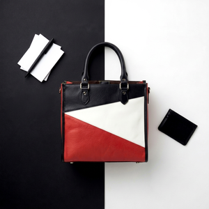 Sac fourre-tout de luxe vintage pour femme, de haute qualité, avec fermeture éclair, à porter à l'épaule, idéal pour le shopping, été-automne - Product Image 1