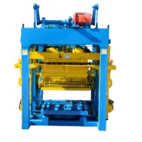 Machine de moulage de blocs mécaniques QTJ4-25 pour la fabrication de briques de construction en béton, de blocs creux et de pavés