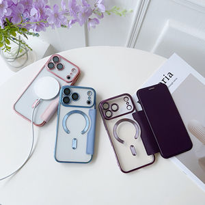 Étui de téléphone de charge sans fil en cuir PU à rabat de Style professionnel pour iPhone Air 17 Pro Max couverture de fentes pour cartes de portefeuille magnétique puissant - Product Image 6