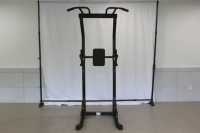 Torre de Dominadas Ajustable en Altura, Plegable, de Metal, para Ejercicios de Fuerza, Estación de Dominadas y Flexiones, Equipo de Gimnasio en Casa, Barra Paralela Interior