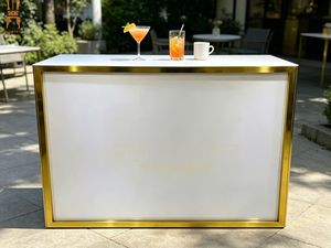 <span class=keywords><strong>Bancone</strong></span> <span class=keywords><strong>Bar</strong></span> per Matrimoni con Struttura Dorata per Eventi, Feste e Banchetti - Vendita all'Ingrosso - Product Image 5
