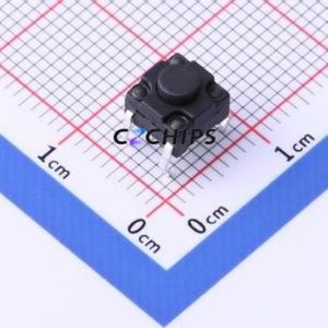 TSG001A05026A Tactile Switch Through hole Component (THT) Switch Round Button 2.6N Through Hole 6.15mm - Product Image 1