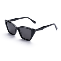 Lunettes de soleil unisexes Elan Optical SYB6208, best-seller, monture œil-de-chat pleine monture sans peinture, en acétate naturel parfumé
