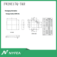 Interfaz IC FW28E17Q, Puente de Comunicación Maestro 1-Wire a I²C, Velocidades de Comunicación de 77kbps a 400kHz para Controladores de Pantalla