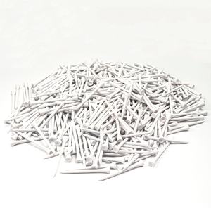 मुद्रण योग्य लोगो सहायक उपकरण के साथ सफेद लकड़ी की गोल्फ टी - Product Image 3