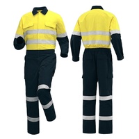 Salopette une pièce respirante d'été personnalisable pour les ateliers Col montant à fermeture éclair en coton réfléchissant transfrontalier Commerce extérieur