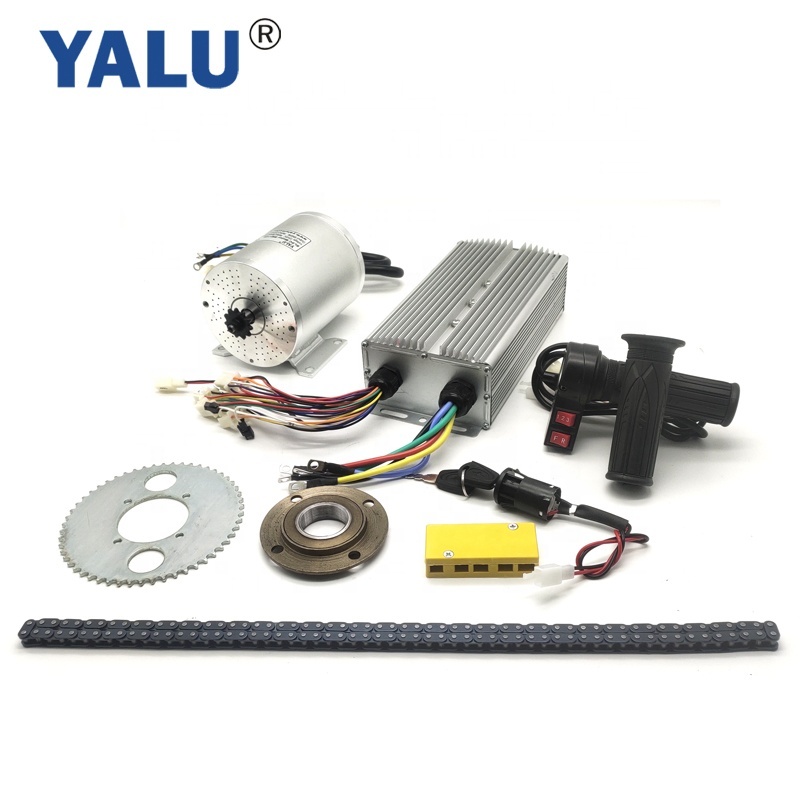 Kit Moteur Brushless 72V 3000W MY1020 Pour Go-Kart Ou Scooter électrique - Neuf, Couleur Argent