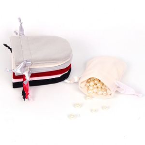 Wholesale Bottom U-Shaped Small Plush Velvet Pouch Recyclable Jewelry Gift Packaging Dust Bag for Watch Necklaces Gemstones - Product Image 2