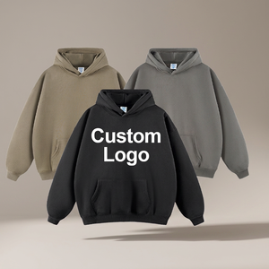 Sudadera con Capucha Extra Grande de Alta Calidad, Sin Cordones, Mezcla de Poliéster/Algodón, Personalizable con Logotipo Bordado o Impreso al por Mayor para Hombre - Product Image 3