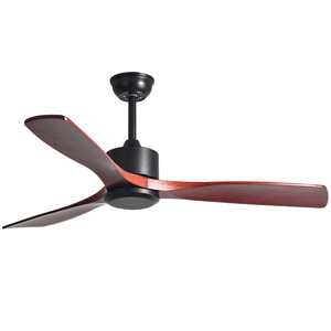 <b>Ceiling</b> <b>Fan</b> Solid Wood DC Motor Inverter Quiet Design <b>Remote</b> <b>Control</b> For Living Room And Study - Product Image 5