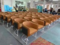 Autres meubles commerciaux, Dubai, cadre en acier doré, meubles modernes, fauteuil simple