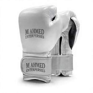 Guantes de Boxeo de Cuero Personalizados, Ligeros, para Entrenamiento, con Correa de Muñeca Ajustable y Transpirables - Product Image 1