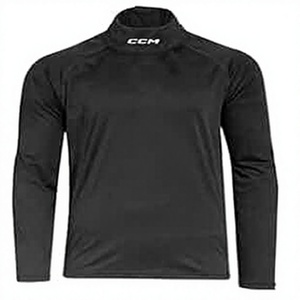 Blade Eishockey Baselayer Winter Vorderseite 100% Polyester Schnelltrocknend Schwarz Schnittfester Hals- und Handgelenkschutz Langarm BNQ - Product Image 1