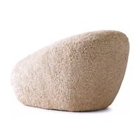Ensemble de canapés durables pour salon, canapé en tissu, siège cascade, fauteuil simple en peau de mouton, coussins moelleux et confortables pour hôtel et appartement