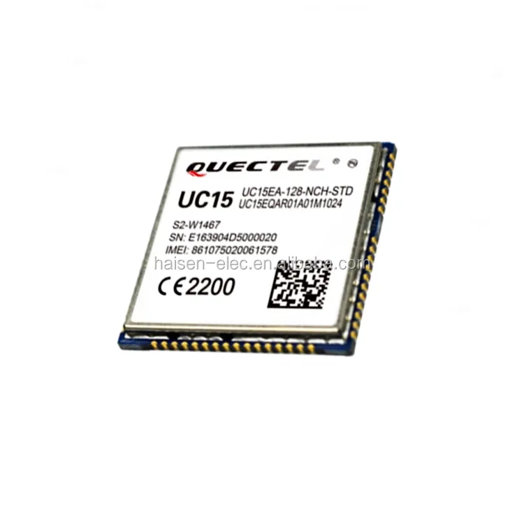 Quectel 3 जी UMTS/HSDPA मॉड्यूल UC15 संगत के साथ जीएसएम/GPRS मॉड्यूल 3.6Mbps डाउनलिंक और 384Kbps अपलिंक M2M और IoT आवेदन