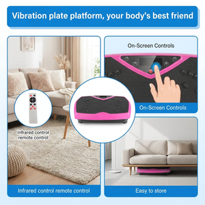 Plataforma Vibratoria 3D para Drenaje Linfático de Cuerpo Completo, Plataforma Vibratoria Profesional para Reducir Peso - Product Image 5