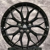 Jantes de course en alliage noir personnalisées 722auto 5x4.75 5x4.5 Beadlock forgées pour Mustang Supra MKV BMW M3 G80 G81 M4