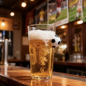 Verre à bière Coupe du Monde de football 2026 – Lot de verres à bière et à vin transparents à prix abordable - Product Image 2