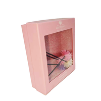 Couvercles transparents en gros personnalisés boîtes rigides écologiques revêtement UV emballage cadeau pour vêtements fourrure chaussettes albums photo