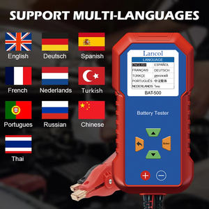 Тестер-анализатор для натрий-ионных и литиевых аккумуляторов 12-24В, двухпроводной зажим Кельвина, 1 год гарантии, 40-3000CCA, емкость 3-360Ач - Product Image 6