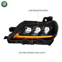 YU GUANG untuk Lampu Depan Toyota Mark X 2005 2006 2007 2008 2009 Upgrade Lampu LED Demon Eyes DRL Lampu Depan Dinamis Perakitan Lampu Depan