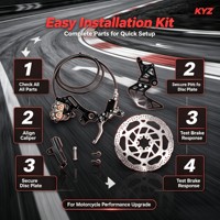 Kit de freinage avant et arrière en aluminium CNC Surron Light Bee X Ultra Bee Talaria MX4 MX3 KYZ, remplacement OEM robuste, amélioration tout-terrain