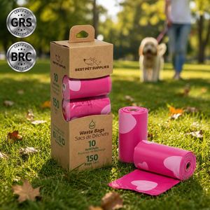 Custom Logo Wholesale Dog Poop Bag Reusable Leak Proof Thick Scented Disposal Pet Wast Sacks Cleanup Portable - Product Image 1