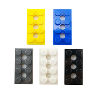 Usine En Gros DIY Éducatif En Plastique Enfants Blocs De Construction Plaque 2x4 avec 3 Trous Jouet Briques 3709b
