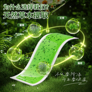 Cooling Patches For Summer Heat Relief 6x15cm 10Pcs Extra Large Size With Purslane And Herbal Extracts For Students And Outdoor - Product Image 2