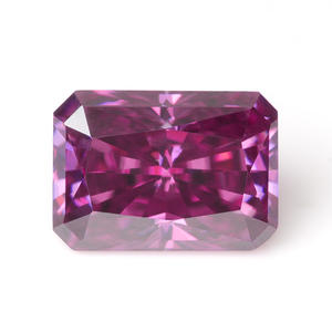 Moissanita de Corte Radiante Goldleaf, Piedra Suelta, Claridad VVS1, Color Rosa, Amarillo, Verde, Azul, Granate Multicolor, con Certificado GRA - Product Image 6