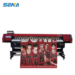 Eco-friendly Solvent Wide Format printer 3.2m size Epson i3200 print head with outdoor banner poster advertising press