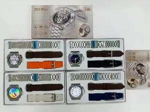 Z83 max ultra série 8 9 ronde poignet intelligent de luxe quartz téléphone portable montre tactile smart relogio smartwatch pour hommes